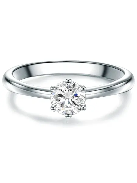 Trilani Prsteň  strieborná / priehľadná