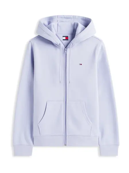 Tommy Jeans Tepláková bunda  svetlomodrá
