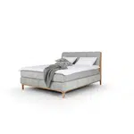 Welnova POSTEL BOXSPRING, 180/200 cm, platinová