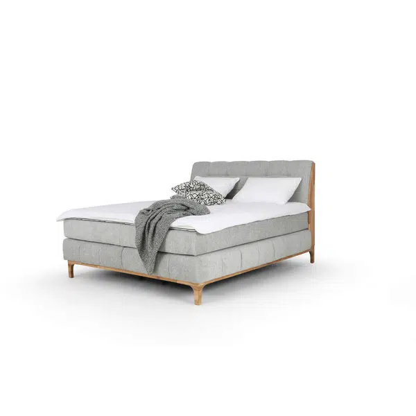 Welnova POSTEL BOXSPRING, 180/200 cm, platinová