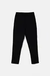 Dětské kalhoty United Colors of Benetton černá barva, hladké, 4EOMCF02C