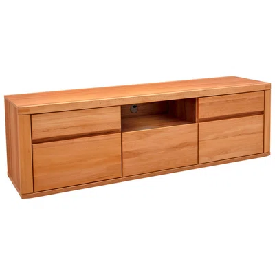 Voleo NÍZKÁ KOMODA, jádrový buk, jádrový buk, 194/58/50 cm
