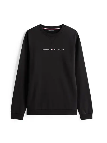 TOMMY HILFIGER Mikina  čierna / biela