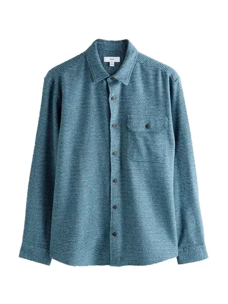 Next Košeľa  modrosivá