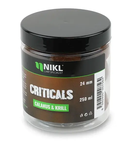 Nikl criticals boilie calanus & krill 250 ml - 18 mm