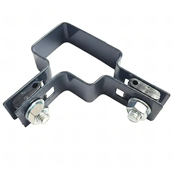 Svorka 60x40x1,5 mm RAL7016 roh – pozinkované skrutky