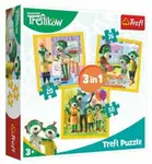 Trefl Puzzle Treflíci - Být spolu je fajn 3v1 (20,36,50 dílků)