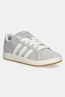 Dětské semišové sneakers boty adidas GRAND COURT 00s šedá barva, JH6179