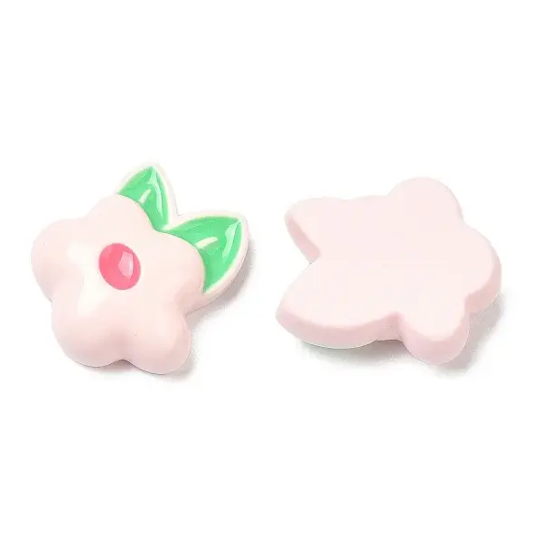 Opaque Resin Fruit Cabochons