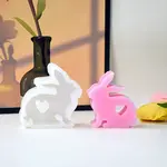 Rabbit Display Decoration DIY Silhouette Silicone Molds