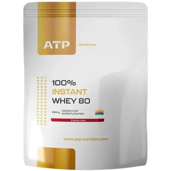 ATP NUTRITION 100% INSTANT WHEY 80 CFM 500 G ČOKOLÁDA Syrovátkový protein, , velikost 500 G