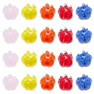 20Pcs 5 Colors Handmade Lampwork Beads