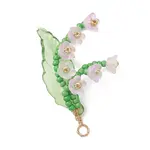 Copper Wired Glass Pendants