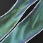 Flat Rainbow Color Organza Ribbon