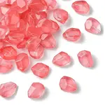 50Pcs Transparent Spray Paint Glass Beads