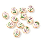 Tulip Flower Handmade Porcelain Beads