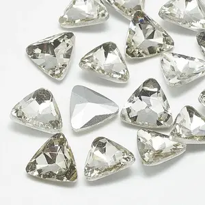 Pointed Back Glass Rhinestone Cabochons