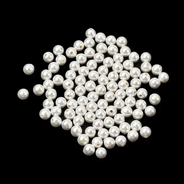 Electroplated Shell Pearl Beads