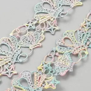 Flower Polyester Lace Ribbon