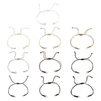 30Pcs 10 Styles Adjustable Waxed Polyester Cord Bracelet Making