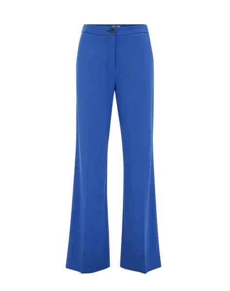 WE Fashion Nohavice s pukmi  kobaltovomodrá