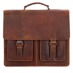 Pánska kožená aktovka Greenwood Nigel - hnedá