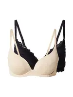 Dorina Podprsenka  svetlobéžová / čierna