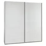 MID.YOU SKŘÍŇ S POSUVNÝMI DVEŘMI, bílá, 135/198/64 cm