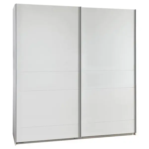 MID.YOU SKŘÍŇ S POSUVNÝMI DVEŘMI, bílá, 135/198/64 cm