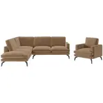 Livetastic SEDACÍ SESTAVA, textil, hnědá