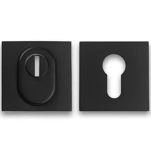 Rozeta vnitřní čtvercová C401 černá