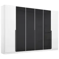 Rauch Möbel ŠATNÍ SKŘÍŇ S OTOČNÝMI DVEŘMI, antracitová, bílá, 271/210/54 cm