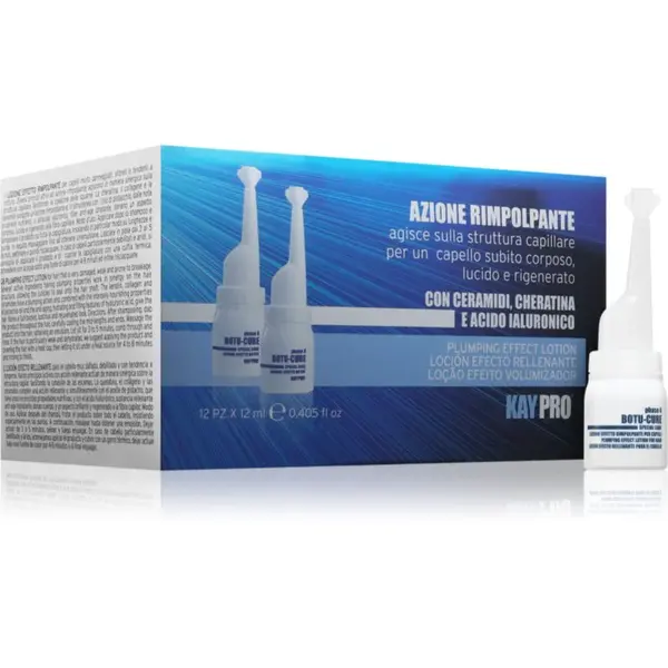 Kaypro Botu-Cure hydratačný kondicionér pre poškodené a krehké vlasy pre profesionálne použitie 12x12 ml