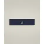 Wilson U LOGO WIDE HEADBAND Sportovní čelenka, tmavě modrá, velikost UNI