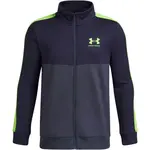 Under Armour KNIT TRACK Chlapecká sportovní souprava, tmavě šedá, velikost M
