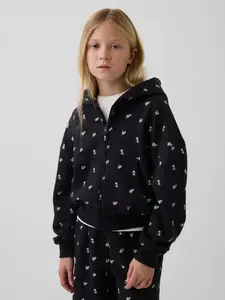 GAP dívčí mikina oversize se zipem