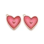 Rack Plating Alloy Enamel Pendants