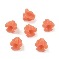 Synthetic Coral Carved Beads
