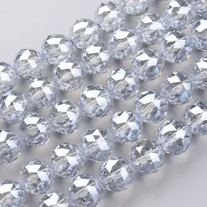 Electroplate Glass Bead Strands