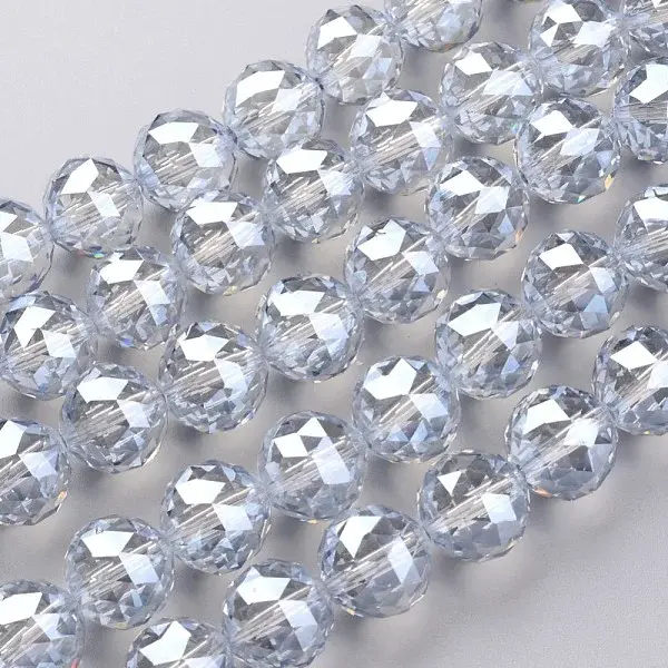Electroplate Glass Bead Strands