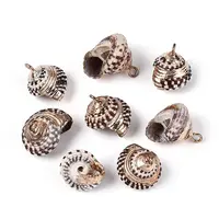 Electroplated Natural Shell Pendants