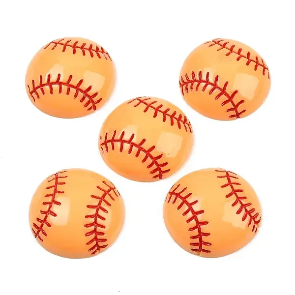 Sport Ball Opaque Resin Decoden Cabochons