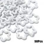 50Pcs Opaque Acrylic Pendants