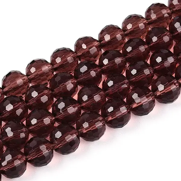 Transparent Glass Bead Strands