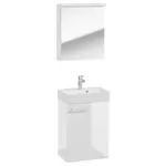 MID.YOU KOUPELNA PRO HOSTY, vysoce lesklá bílá, 50 cm