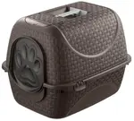 BAMA Kočičí krytá toaleta PRIVE, hnědá