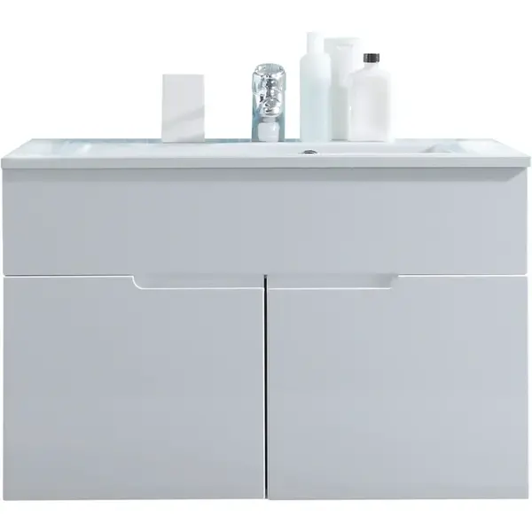 Venda SKŘÍŇKA S UMYVADLEM, vysoce lesklá bílá