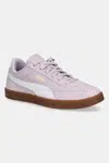 Semišové sneakers boty Puma Puma Club II fialová barva, 397444