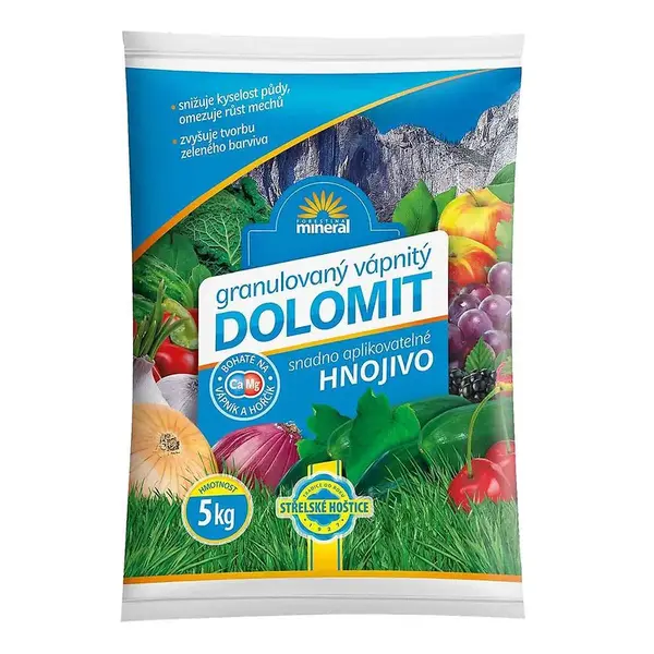 Granulované vápnité hnojivo Forestina mineral 5 kg