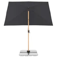 Výkyvný zahradní slunečník s boční tyčí s ULTRA UV ochranou Doppler ALU WOOD 220 x 300 cm, antracit DP451268840